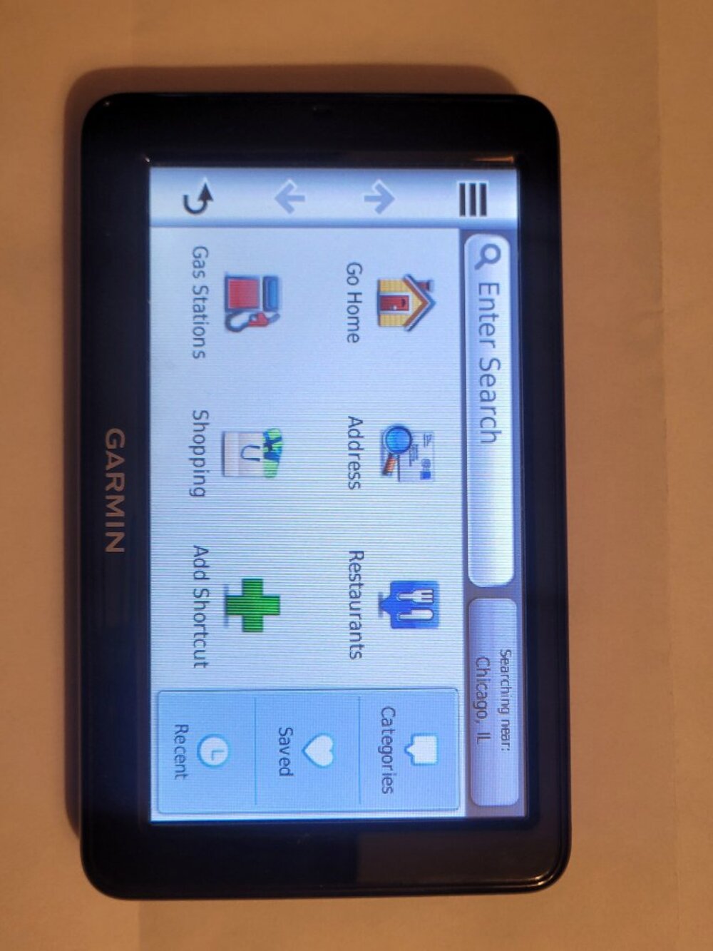 Garmin Nuvi 2595LM 5" Touchscreen GPS Navigation ~ Works ~ NO Cable ~